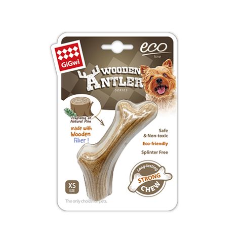 GiGwi Antler Wooden Chew Toy