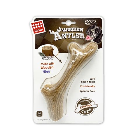 GiGwi Antler Wooden Chew Toy