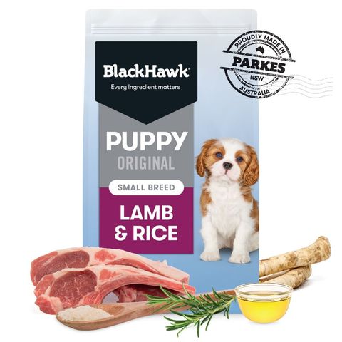 Black Hawk Puppy Food for Small Breeds Original Lamb and Rice 10kg