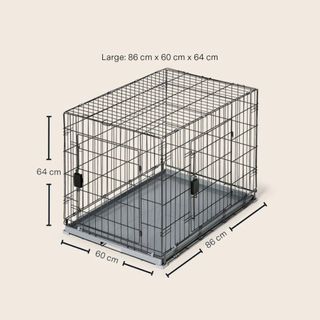 SNOOZA CRATE 2IN1 TRAIN GRAPHITE LARGE