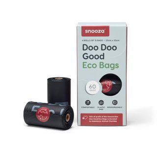 SNOOZA DOO DOO GOOD ECO BAGS 4 PACK (POOP)