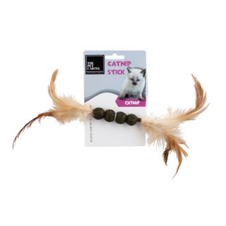 THE PET CARTEL CATNIP STICK BALLS WITH FEATHER