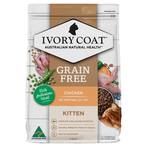 Ivory Coat Kitten Grain Free Chicken 2kg