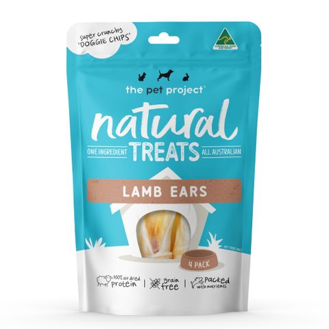 THE PET PROJECT LAMB EARS 4 PACK