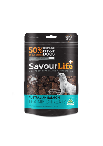 SAVOURLIFE SALMON TRAINING TREATS 150G