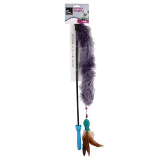 THE PET CARTEL FEATHER TEASER WAND