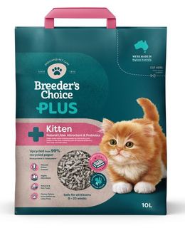 Breeders Choice Plus Kitten Litter 10L
