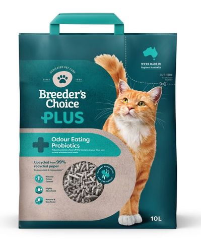 Breeders Choice Plus Probiotic Litter 10L