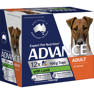 ADVANCE Wet Dog Adult Lamb 100gX12