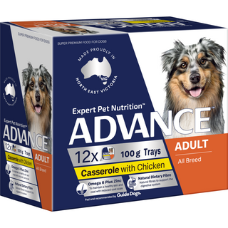 ADVANCE Wet Dog Adult Chicken Cassarole 100gX12