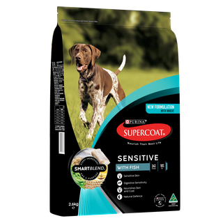 SUPERCOAT Adult Sensitive Dog Food With Fish 2.6kg