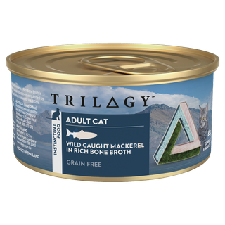 TRILOGY ADULT MACKEREL IN BONE BROTH 85GX24