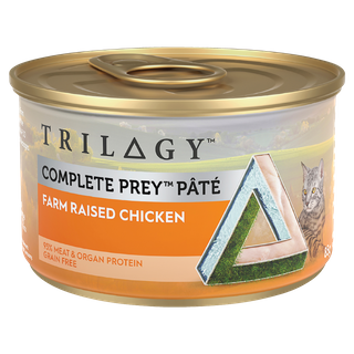 TRILOGY COMPLETE PREY PATE CHICKN 85GX24