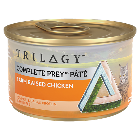 TRILOGY COMPLETE PREY PATE CHICKN 85GX24