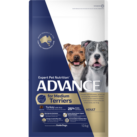 ADVANCE Dog Medium Terriers TURKEY 13kg