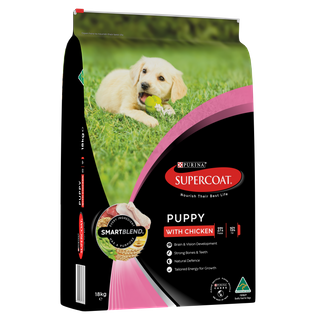 SUPERCOAT Puppy Dog Food With Chicken 18kg