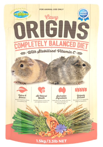 Vetafarm Origins Cavy Diet 1.5Kg