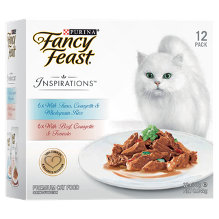 FANCY FEAST INSPIRATION TUNA BEEF RICE 70GX12