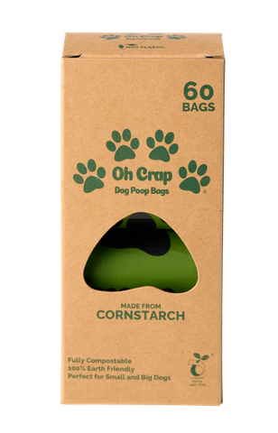 Oh Crap Compostable Dog Poop 60 Bags