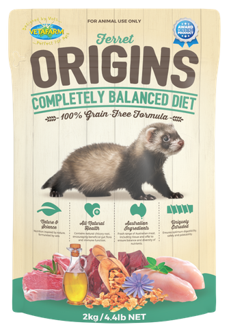 Vetafarm Origins Ferret Diet 2Kg