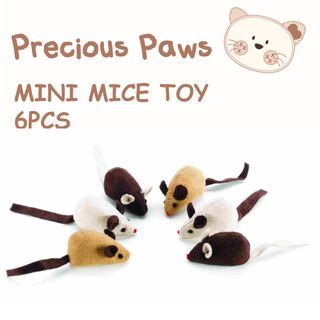 Petface Precious Paws Kitten Mini Mice 6Pcs