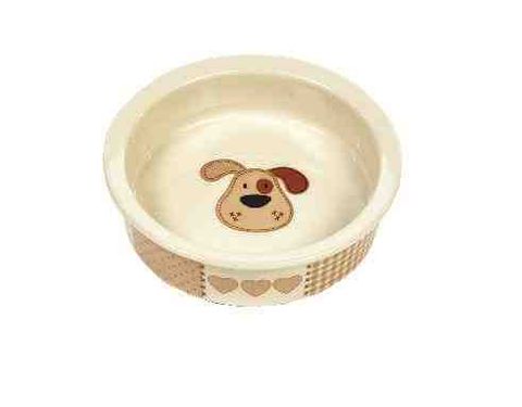 Petface Precious Paws Ceramic Bowl Dog 14x3cm