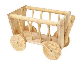 Petface Hay Cart Wooden Small 20x12x14cm
