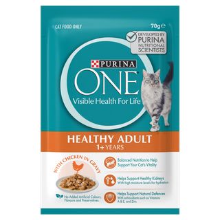 Purina One Cat Adult 1+ Years With Chicken 12X70G