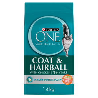 Purina One Cat Adult Coat & Hairball Chicken 1.4Kg