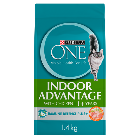 Purina One Cat Adult Indoor Chicken 1.4Kg