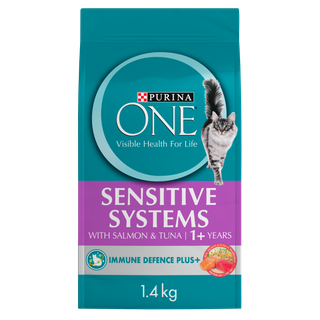 Purina One Cat Adult Sensitive Salmon And Tuna 1.4Kg