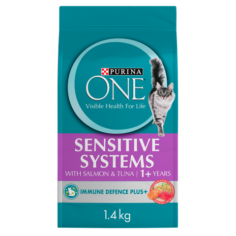 Purina One Cat Adult Sensitive Salmon And Tuna 1.4Kg