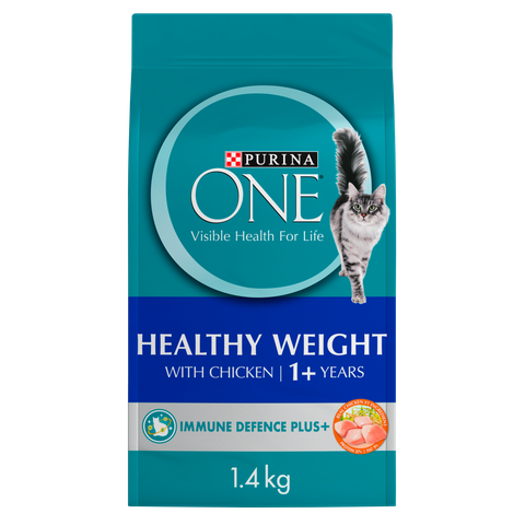 Purina One Cat Adult Healthy Weight Chicken 1.4Kg