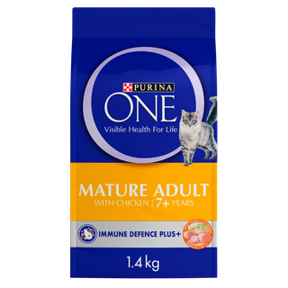 Purina One Cat Adult Mature 7+ Chicken 1.4Kg