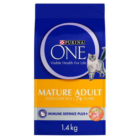 Purina One Cat Adult Mature 7+ Chicken 1.4Kg