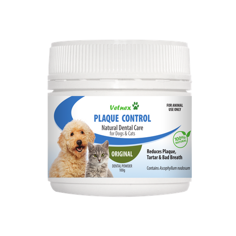 Vetnex Plaque Control Dental Powder Original for Dogs & Cats 100G