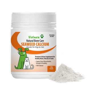 Vetnex Seaweed Calcium Powder for Dogs & Cats 200G