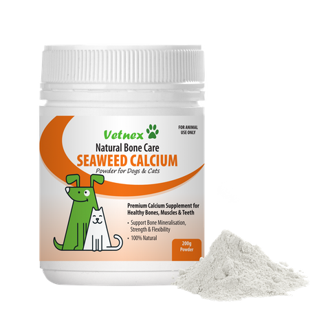 Vetnex Seaweed Calcium Powder for Dogs & Cats 200G