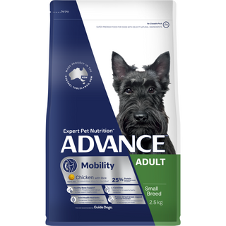Advance Small Breed Mobility Adult Dog Food 2.5kg