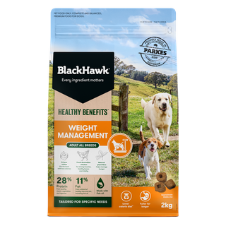 Black Hawk Dog Food Healthy Benefits Weight Management 2kg