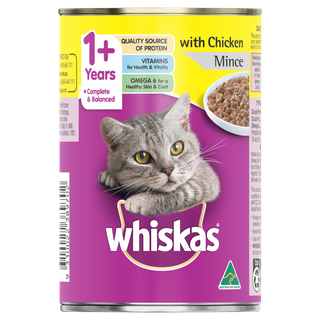 WHISKAS Chicken Mince 400gx24