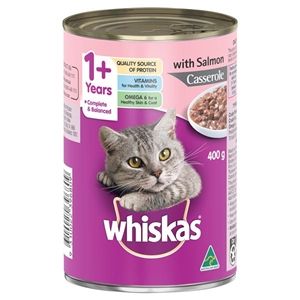 WHISKAS Salmon Casserole 400gx24