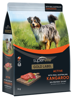 SUPERVITE GOLD LABEL ACTIVE KANGAROO 3KG