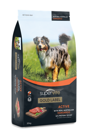 SUPERVITE GOLD LABEL ACTIVE KANGAROO 20KG