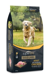 SUPERVITE GOLD LABEL ADULT CHICKEN 20KG