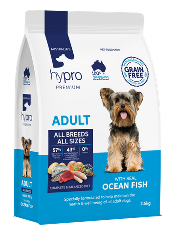 HYPRO PREMIUM (GRAIN FREE) ADULT OCEAN FISH 2.5KG