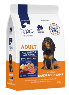 HYPRO PREMIUM (GRAIN FREE) ADULT KANGAROO & LAMB 2.5KG