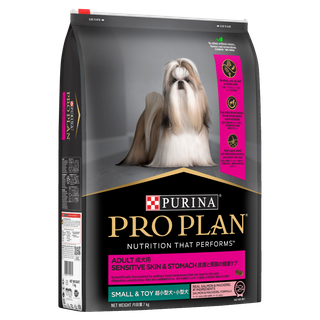 PRO PLAN Adult Sensitive Skin & Stomach Small & Toy Breed Dry Dog Food 7kg