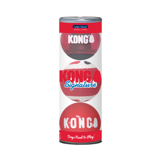 KONG Signature Balls Assorted Large 3pk