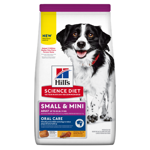 SCIENCE DIET ADULT ORAL CARE SMALL & MINI 5.67KG